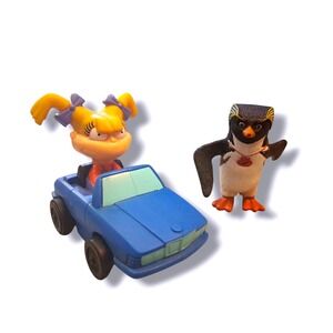 VTG Nickelodeon Rugrats Angelica Pickles & Penguin Car Burger King Kids Meal Toy